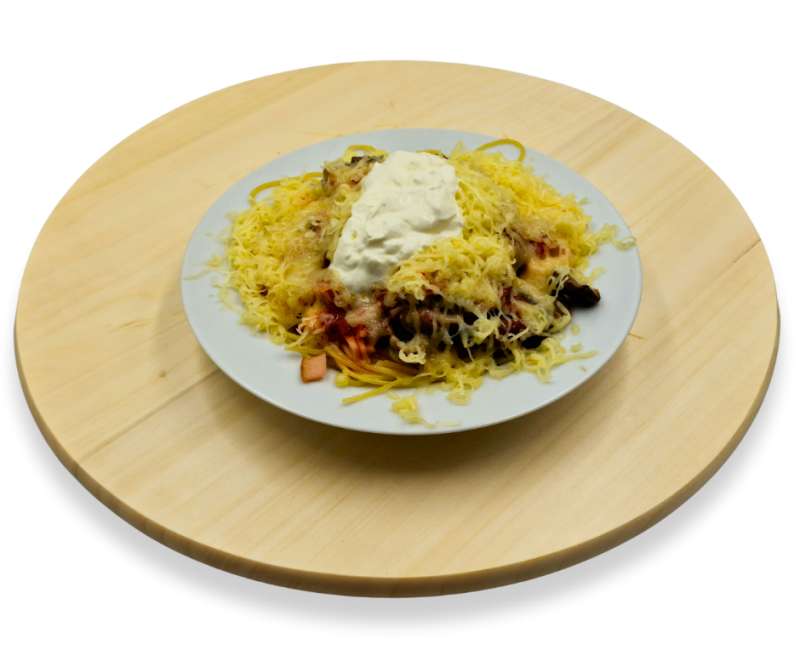 02. Spagetti (darálthús, sajt, tejföl, jalapeno)