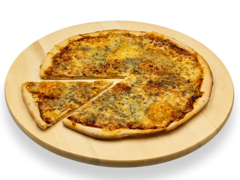 58. Kövön sült 4 sajtos pizza