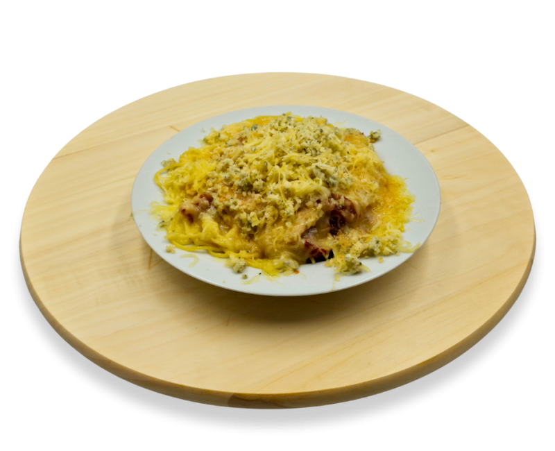 07. Spagetti (dar.hús, 4 féle sajt, par.szósz, lecsó)