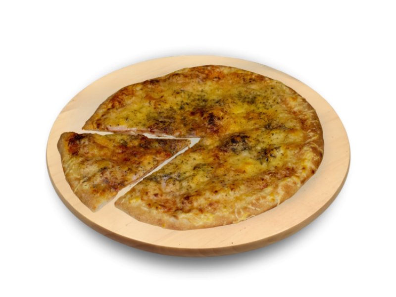 56. Kövön sült sonkás pizza